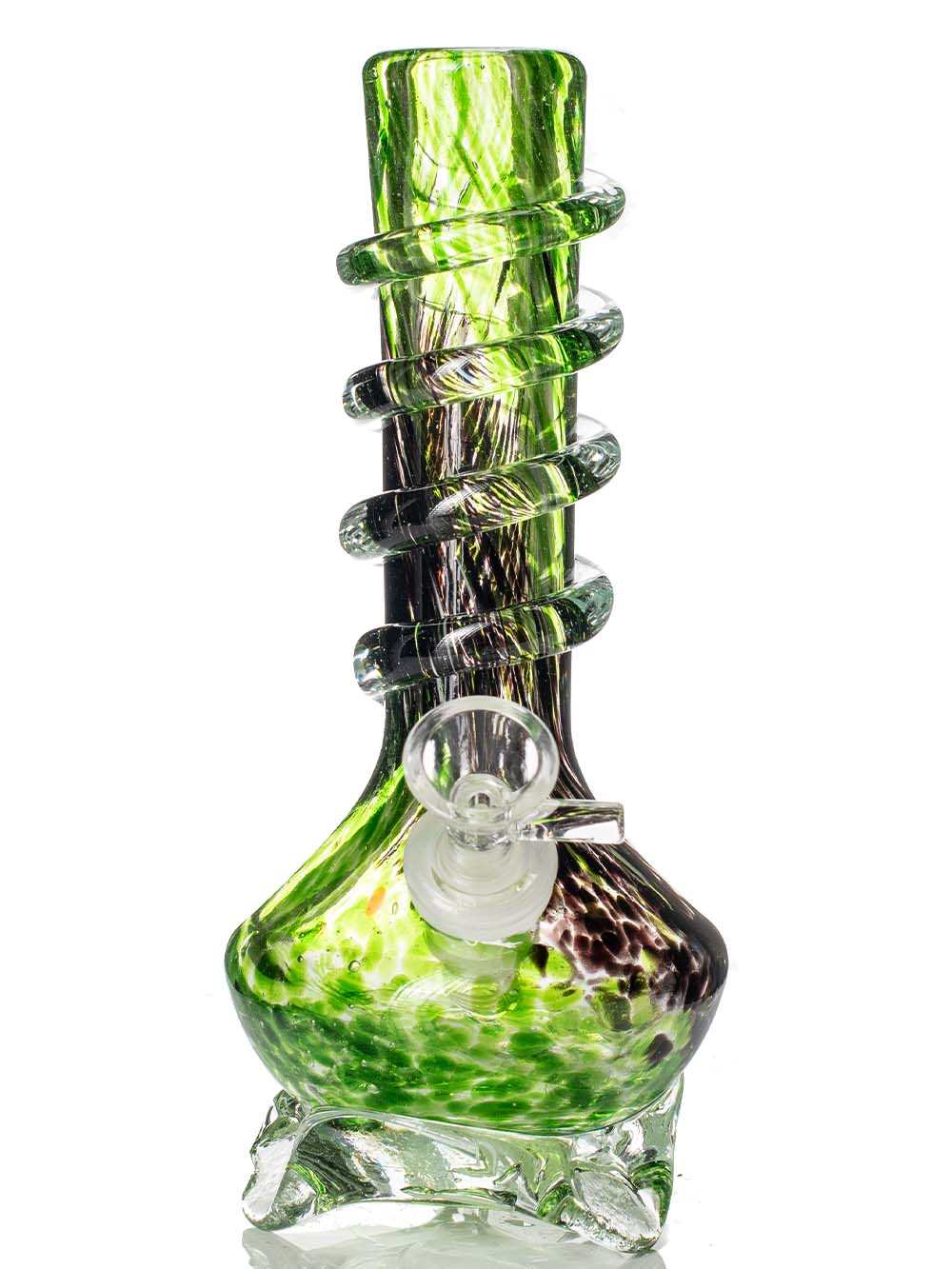 Angled Base Bong Fat Buddha Glass