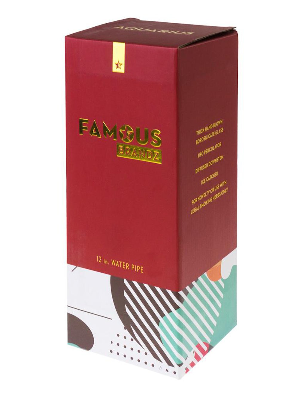 Aquarius 12" Bong Fat Buddha Glass