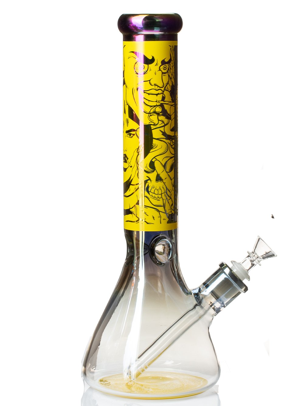 Bad Girl Beaker Bong Fat Buddha Glass