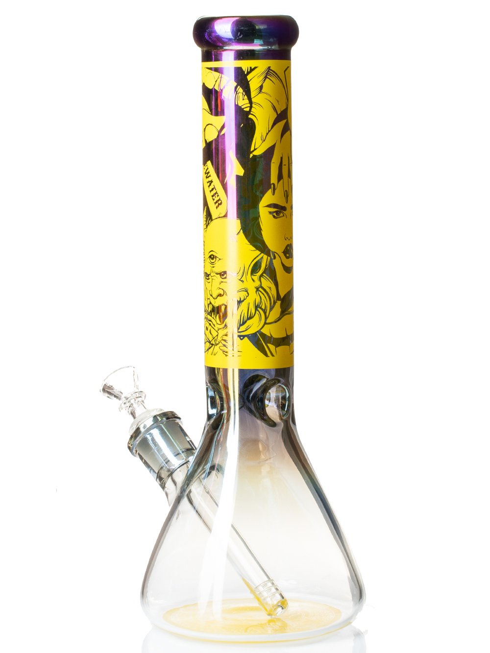 Bad Girl Beaker Bong Fat Buddha Glass