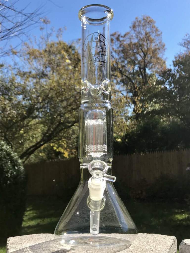 Beaker Tree Percolator Bong Fat Buddha Glass