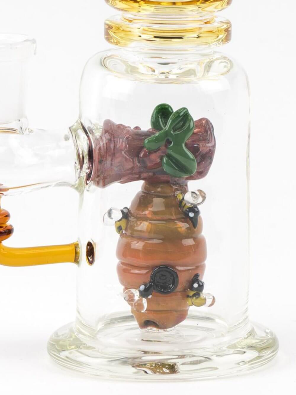 Beehive Mini Bong Rig Fat Buddha Glass