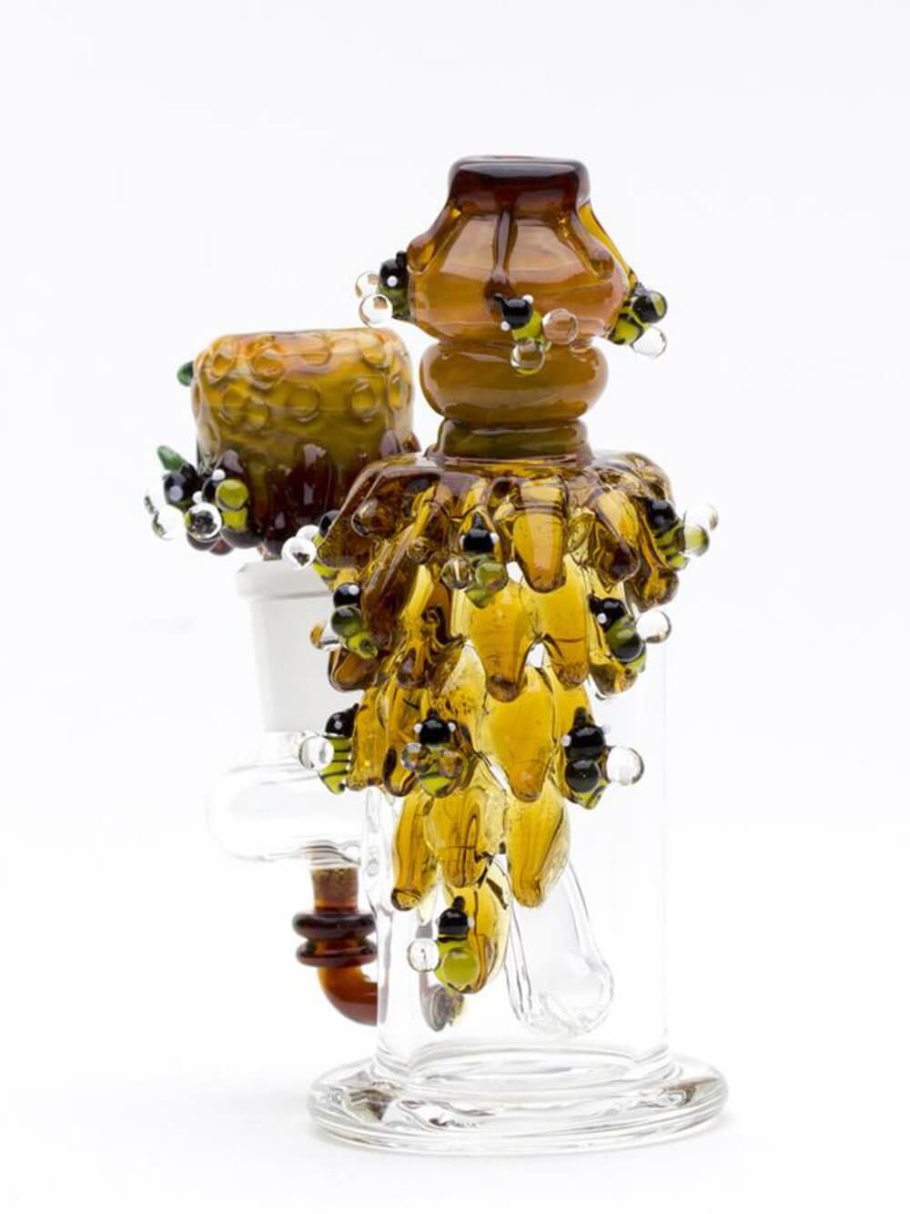 Beehive Nano Rig w/Bowl Piece Fat Buddha Glass