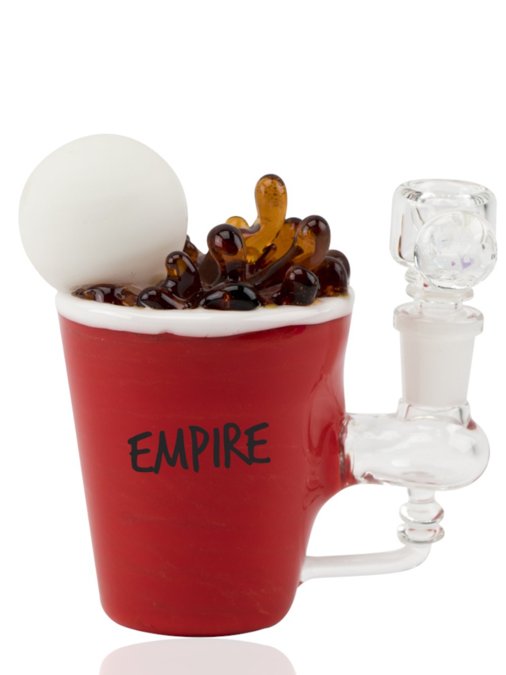 Beer Pong Mini Rig Bong Fat Buddha Glass