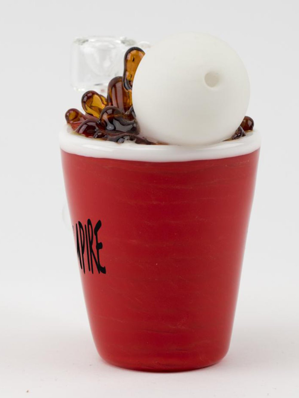 Beer Pong Mini Rig Bong Fat Buddha Glass