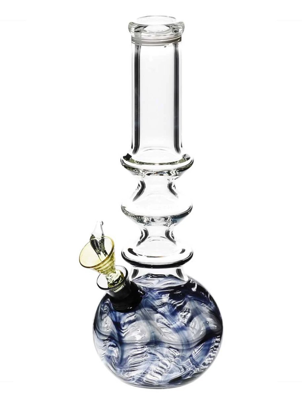 Black Ring Bong Biohazard Fat Buddha Glass