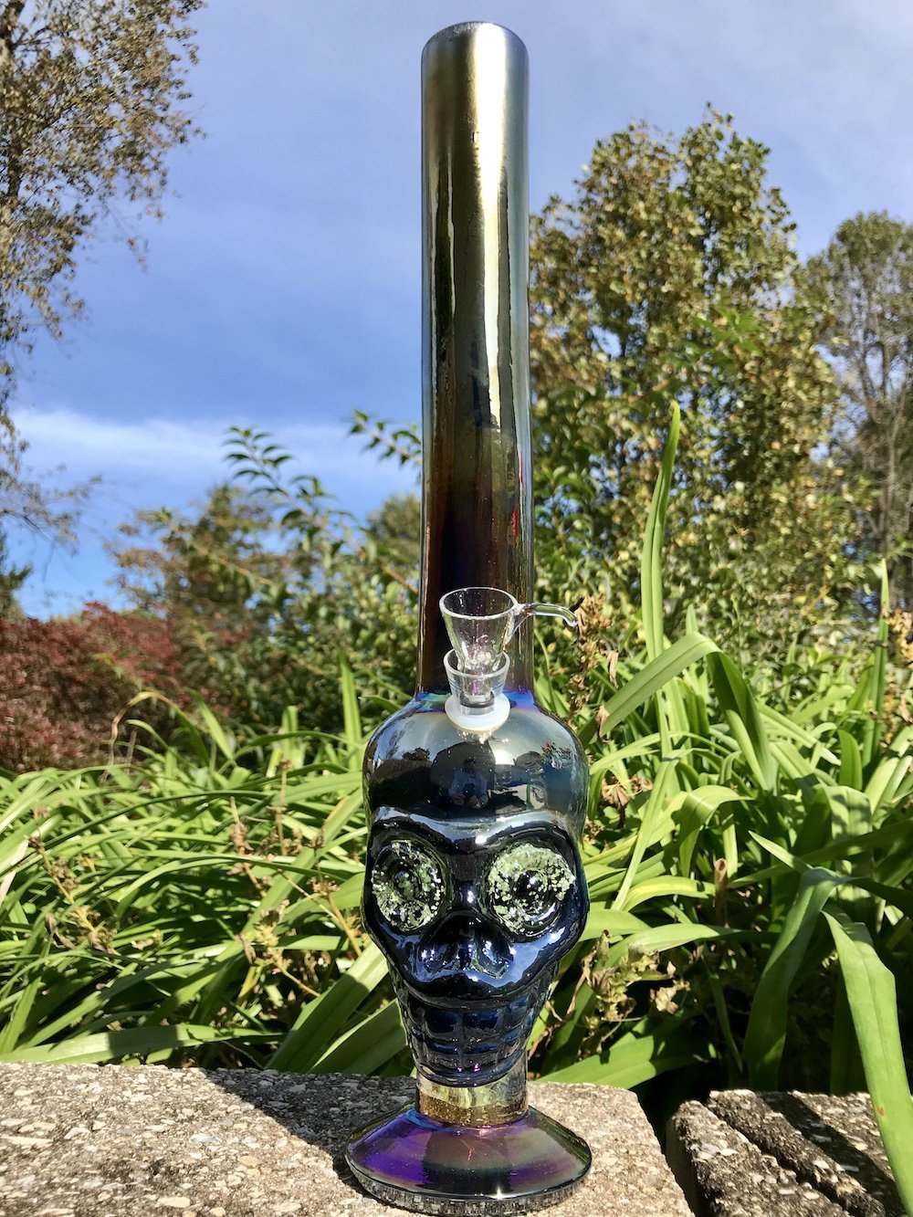 Skull Glow in the DARK EYES