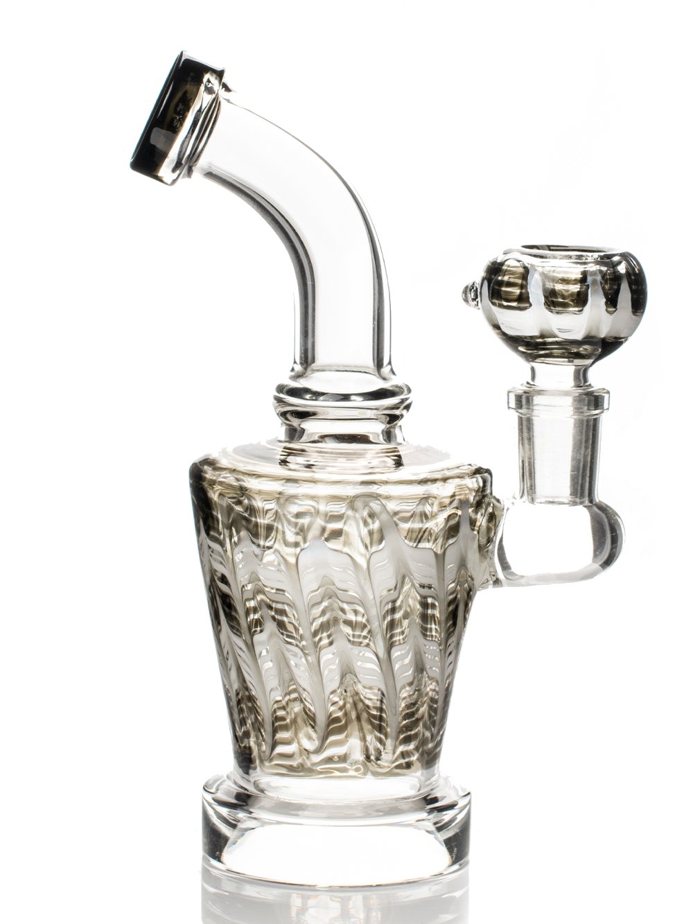 Angled Rake Bong Fat Buddha Glass