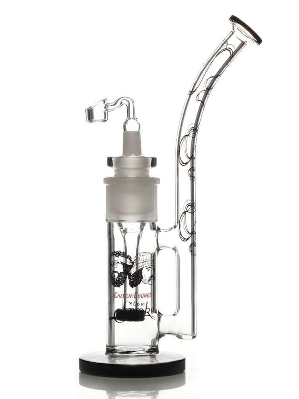 Cheech & Chong Tied Stick Fat Buddha Glass