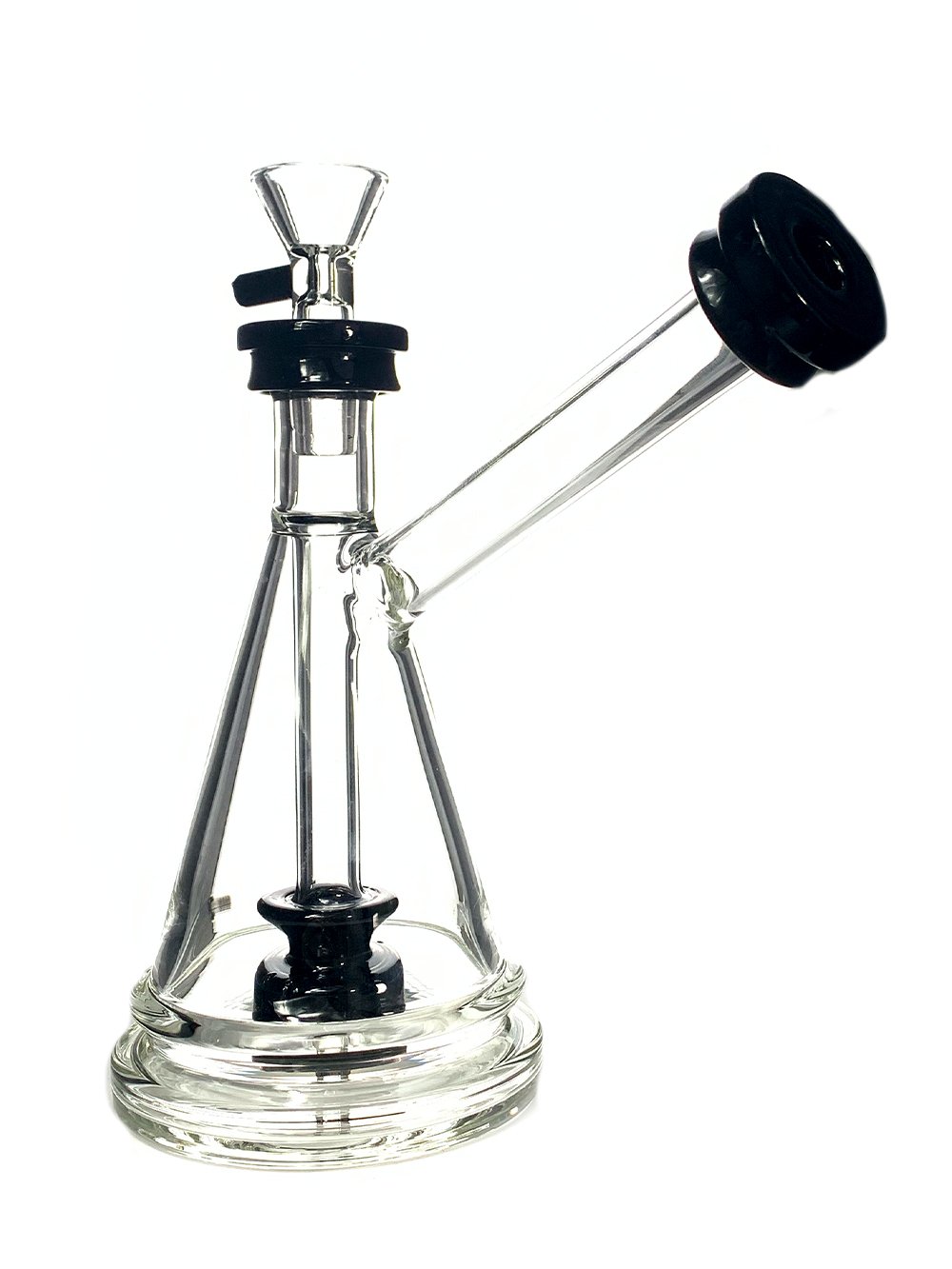 Black Table Top Bong Fat Buddha Glass