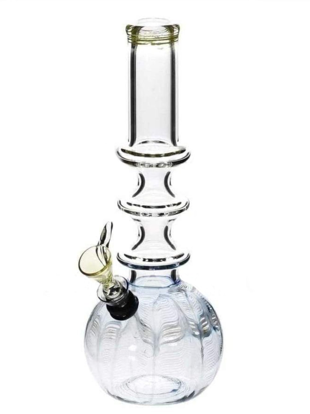 Blue Ring Bong Biohazard Fat Buddha Glass