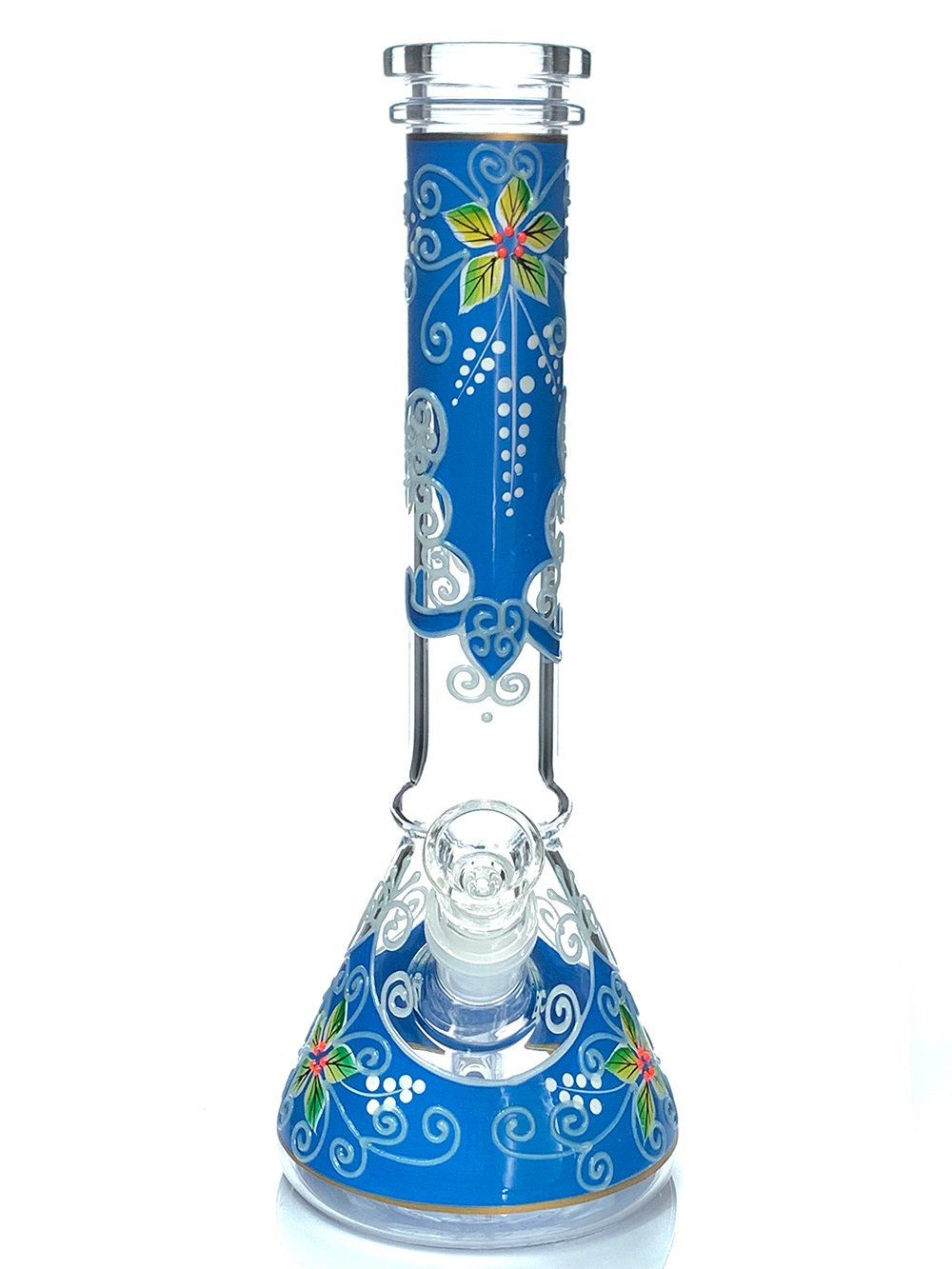 Glow In The Dark Flower Bong Fat Buddha Glass