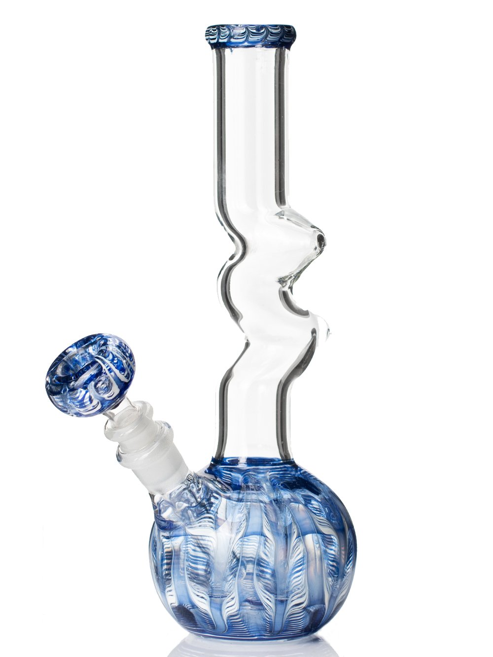 Zig Zag Bong Fat Buddha Glass