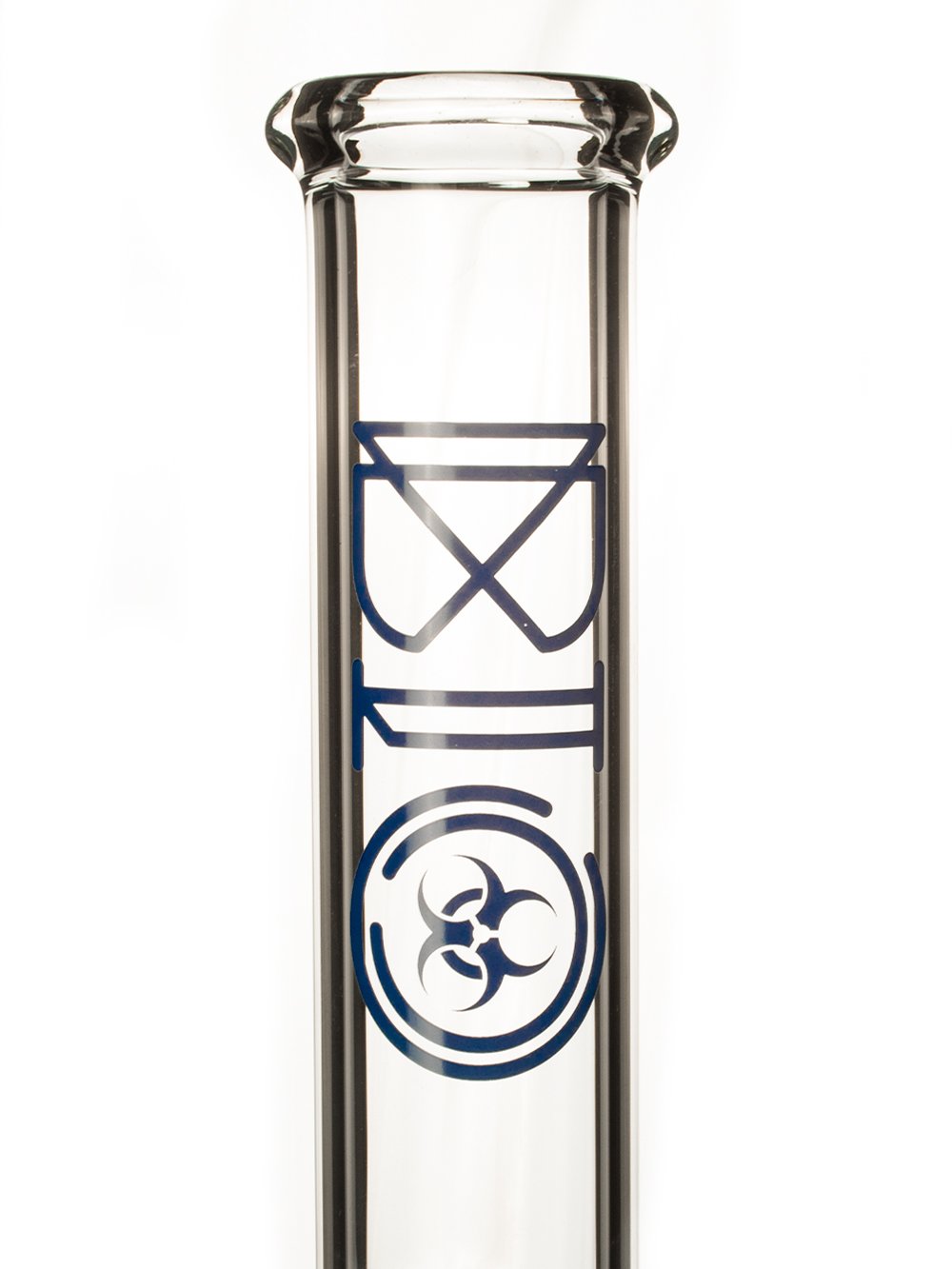 Bio Triple Tree Straight Tube Bong Fat Buddha Glass