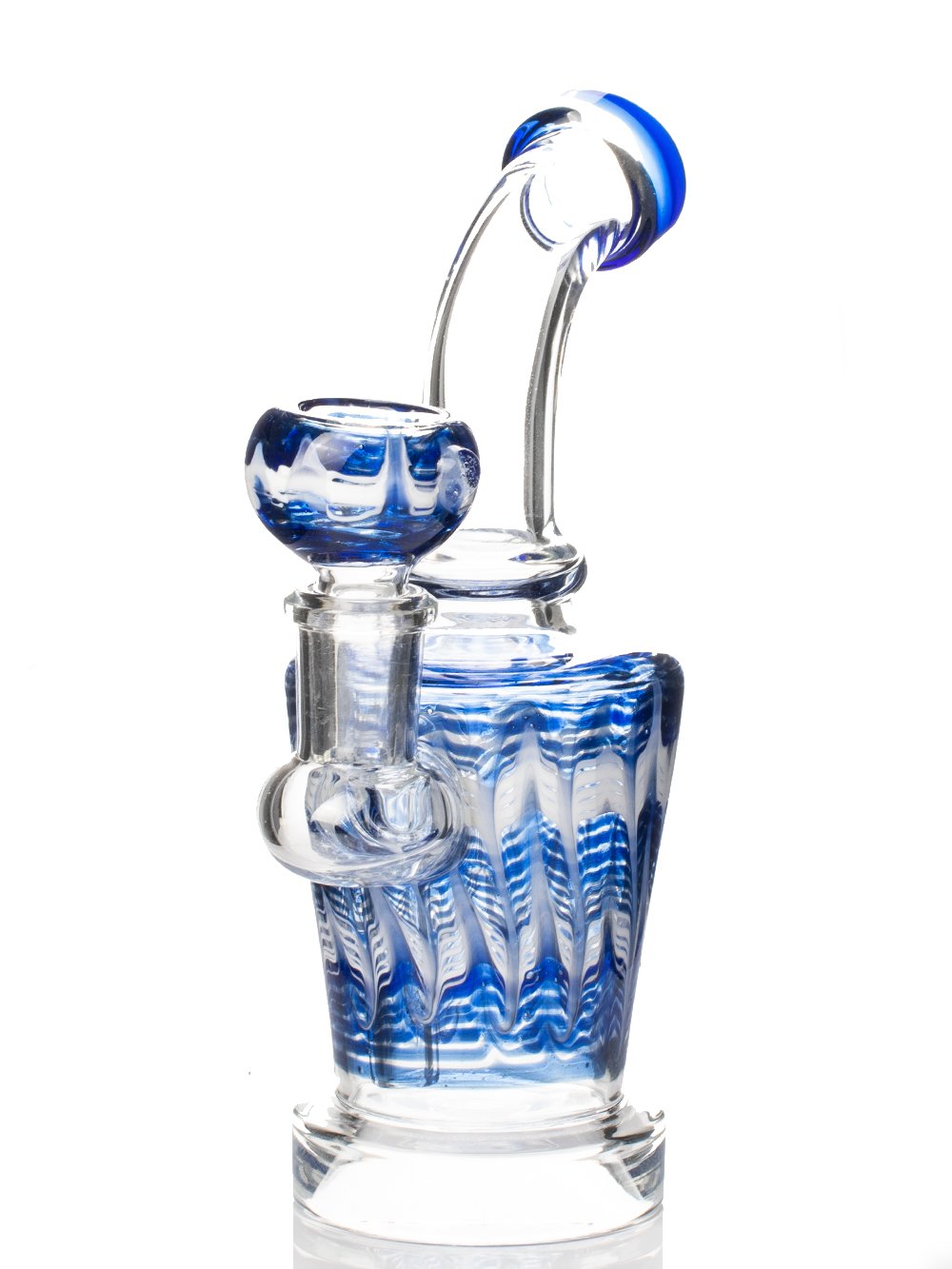 Angled Rake Bong Fat Buddha Glass