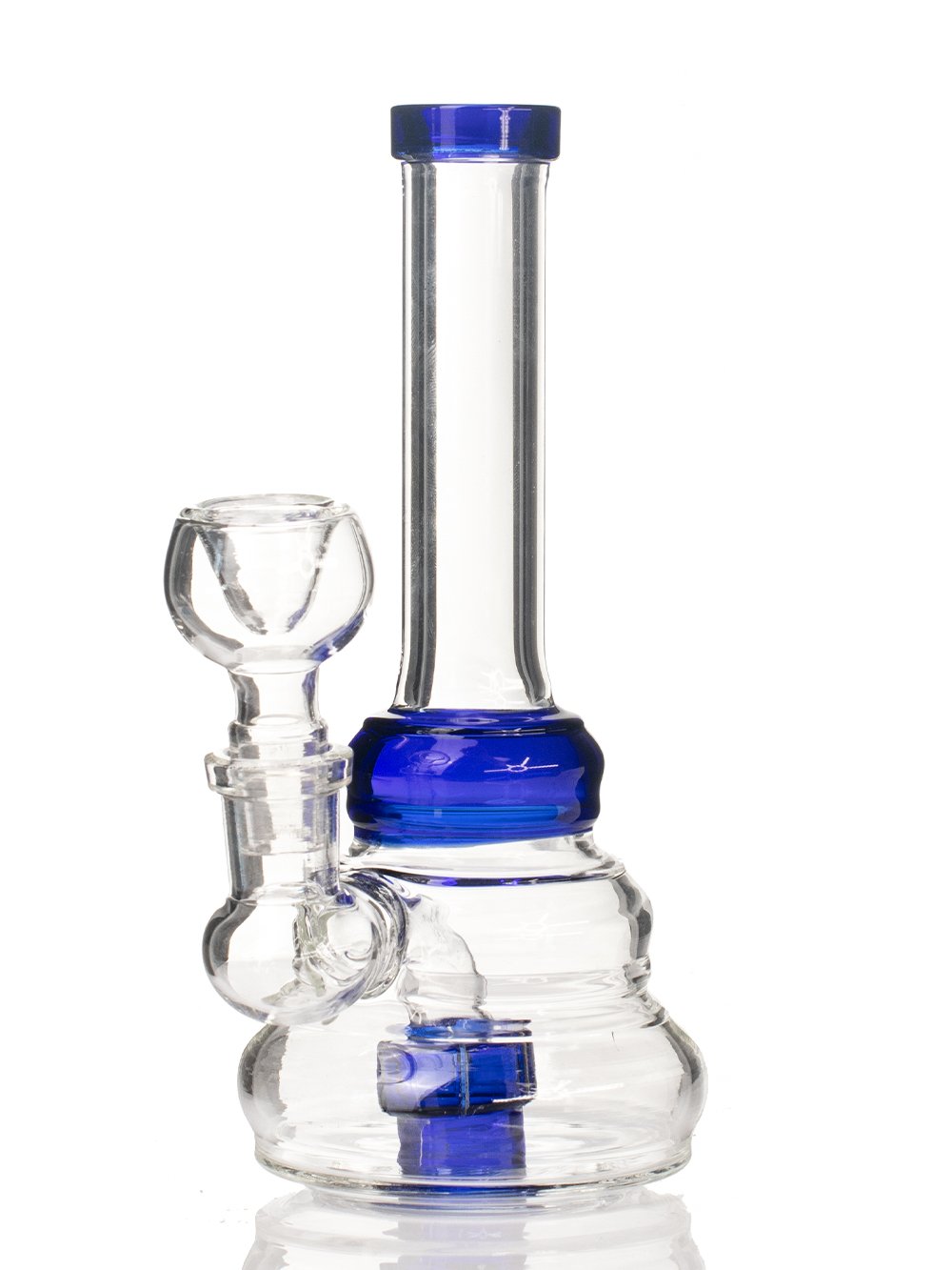 Blue 6" Mini Chimney Bong