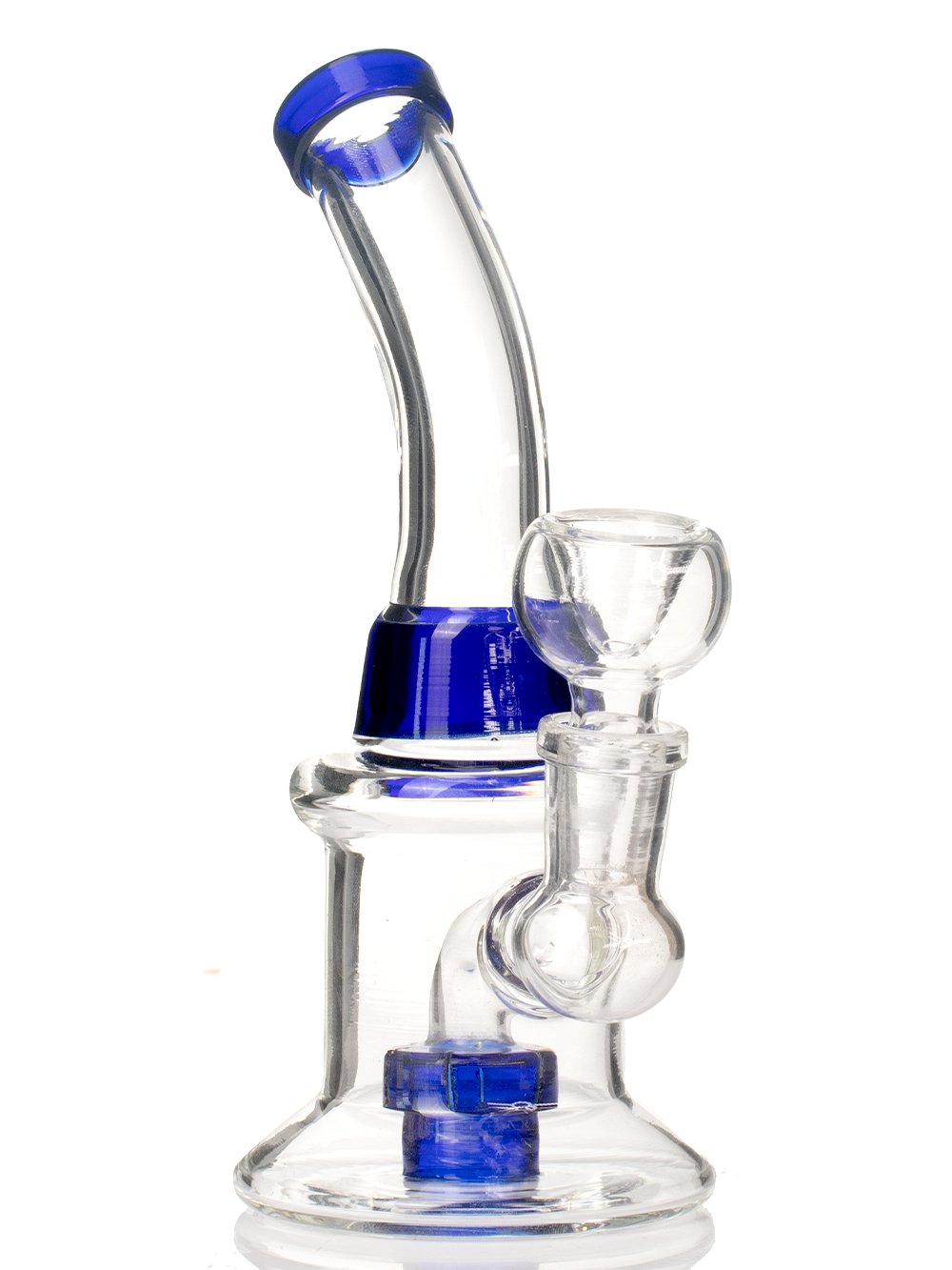 Blue 6" Mini Traveler Bong