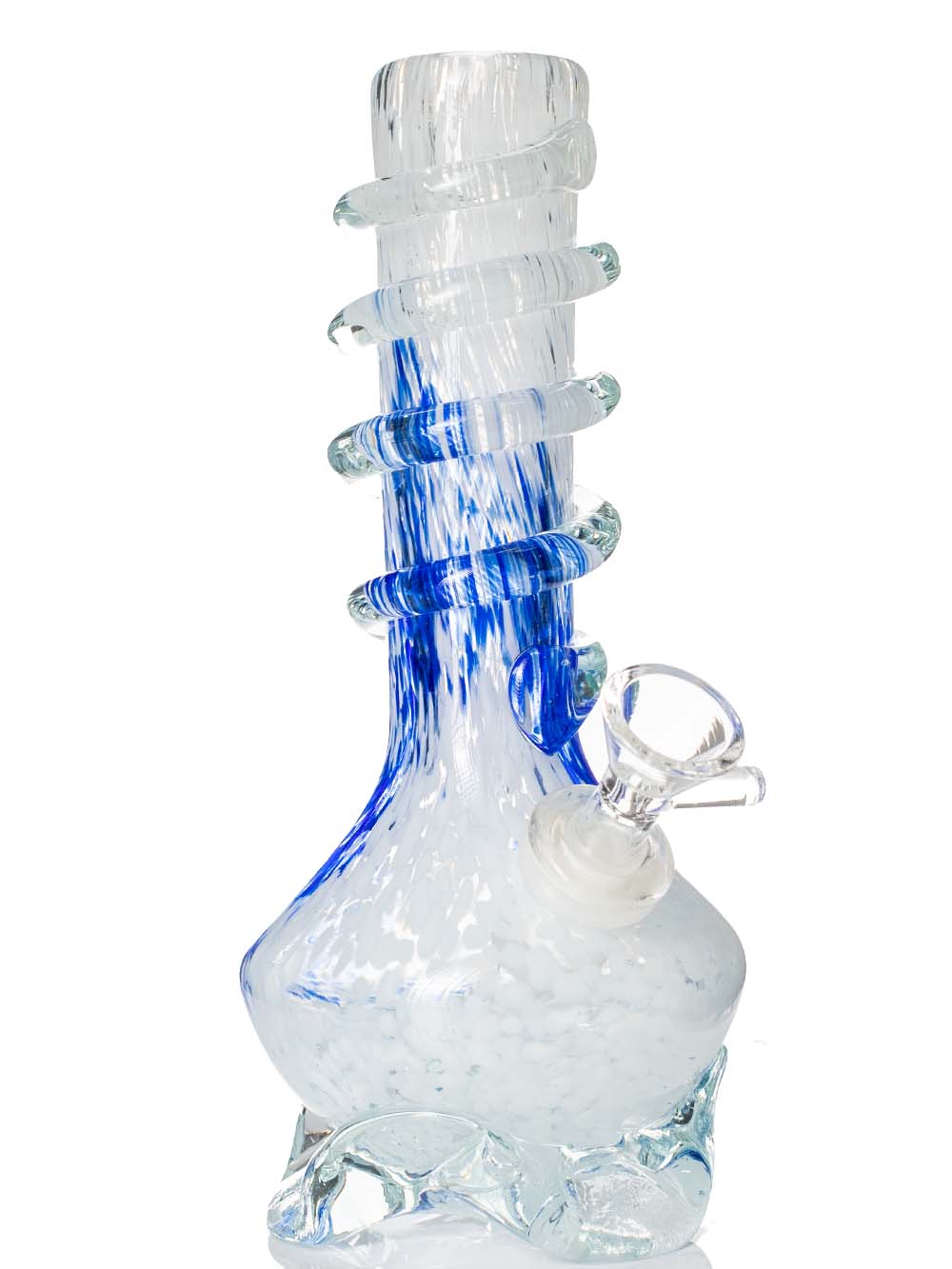 Angled Base Bong Fat Buddha Glass