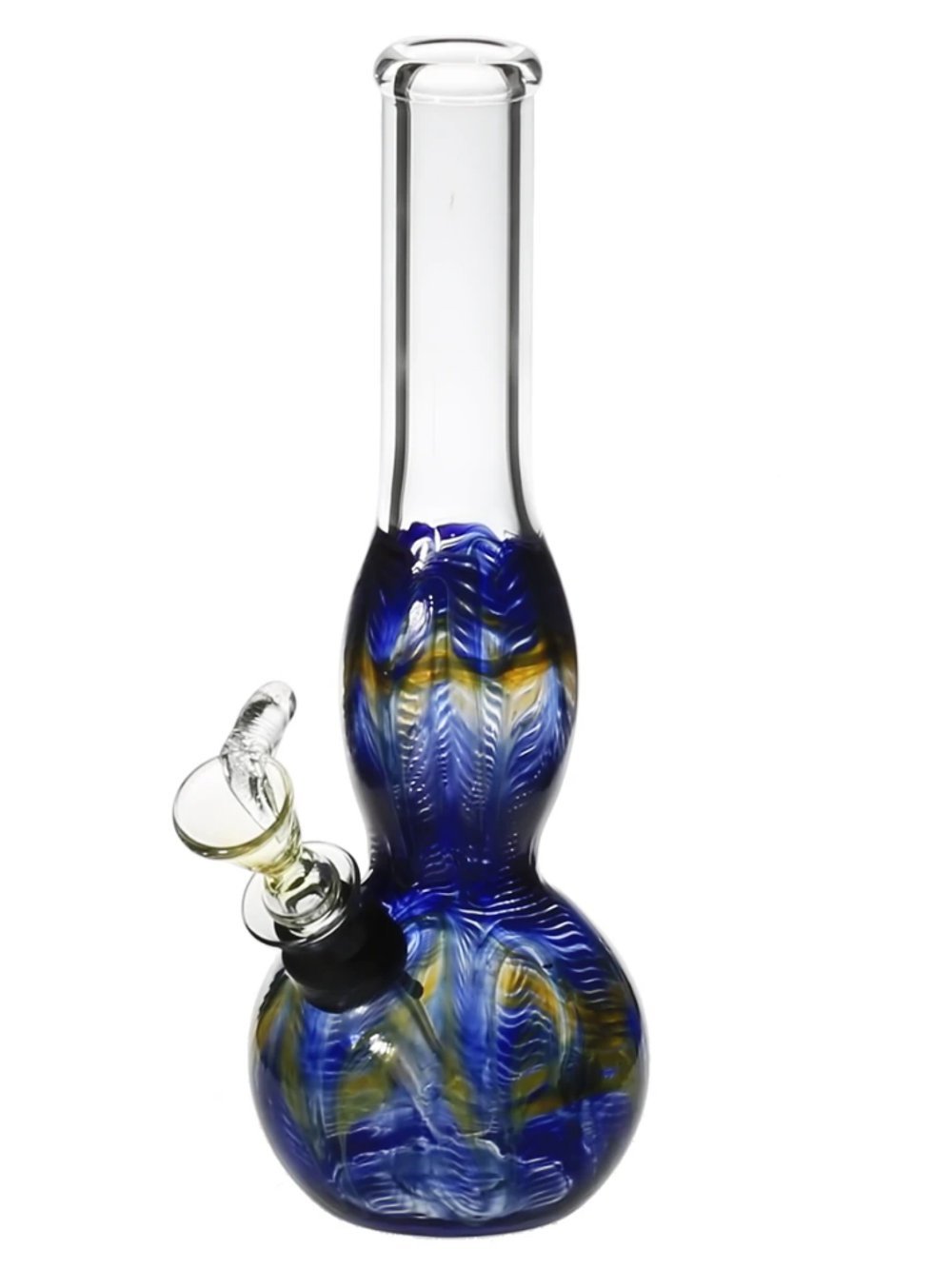 Biohazard Bong Blue 8" Bulge Bong