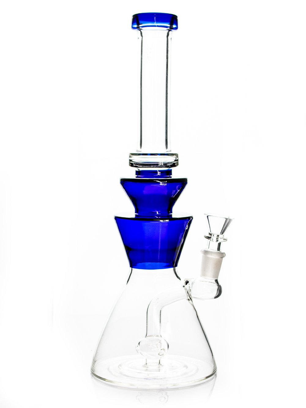 Fat Buddha Glass Bong Blue Center Fusion Disc Bong