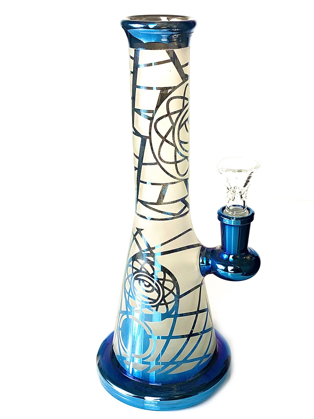 Electroplated & Sandblasted Bong Fat Buddha Glass