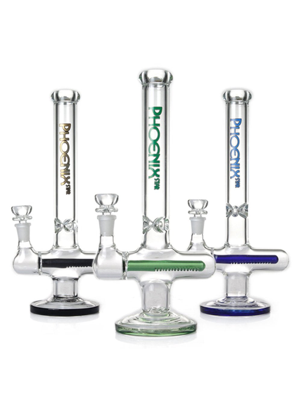 Phoenix Bong Blue Inline Bong