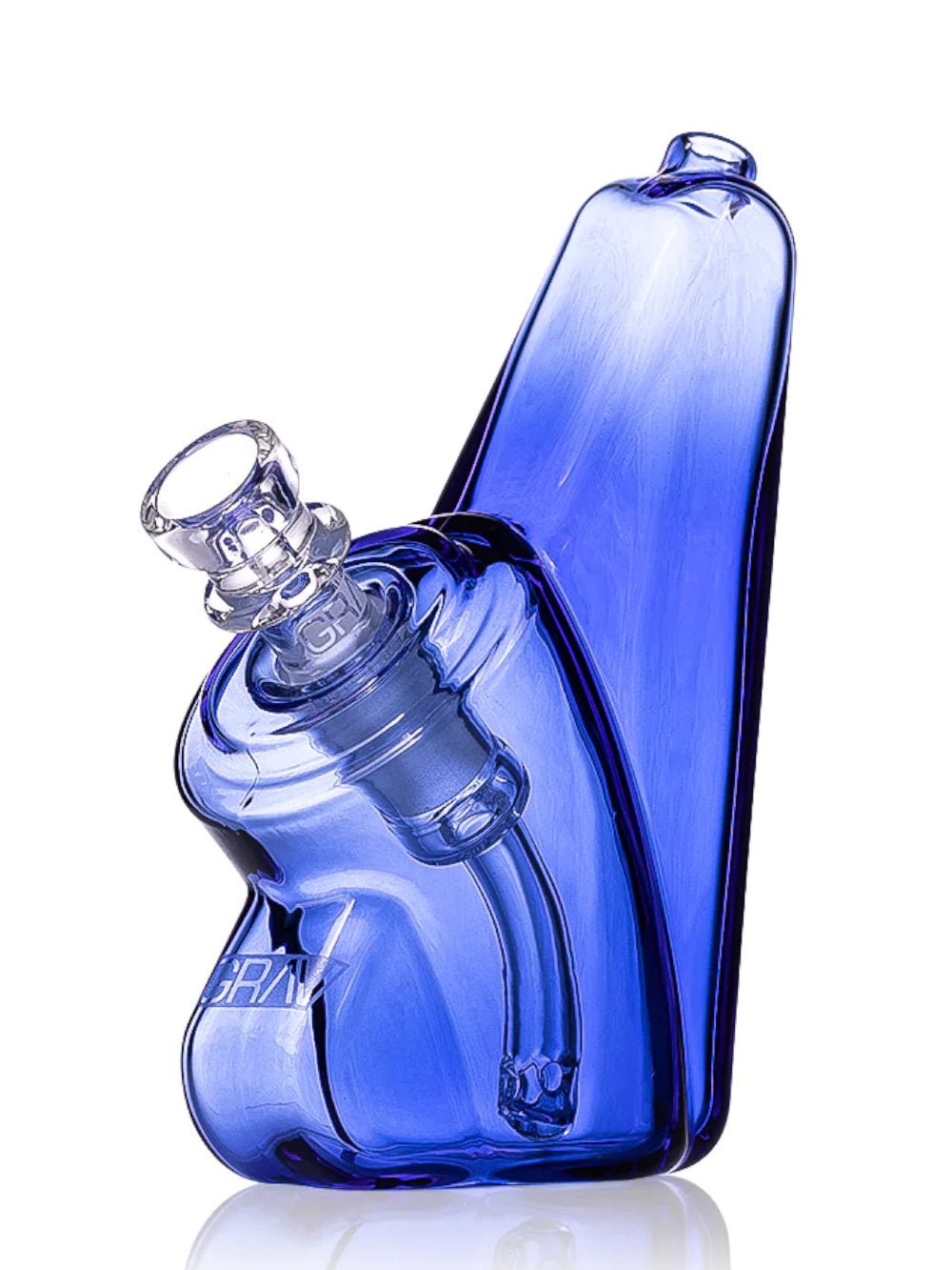 Grav Bong Blue Wedge Bubbler