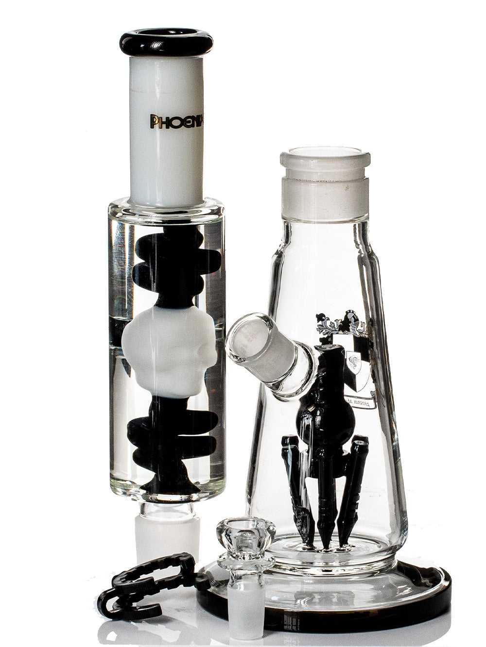 Phoenix Bong Brain Freeze Skull Bong