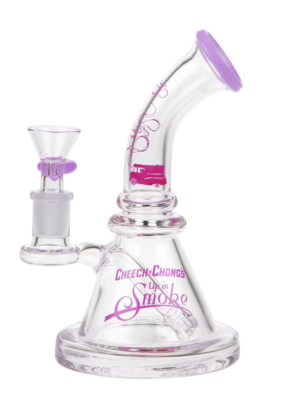 C&C Strawberry Beaker Rig Fat Buddha Glass