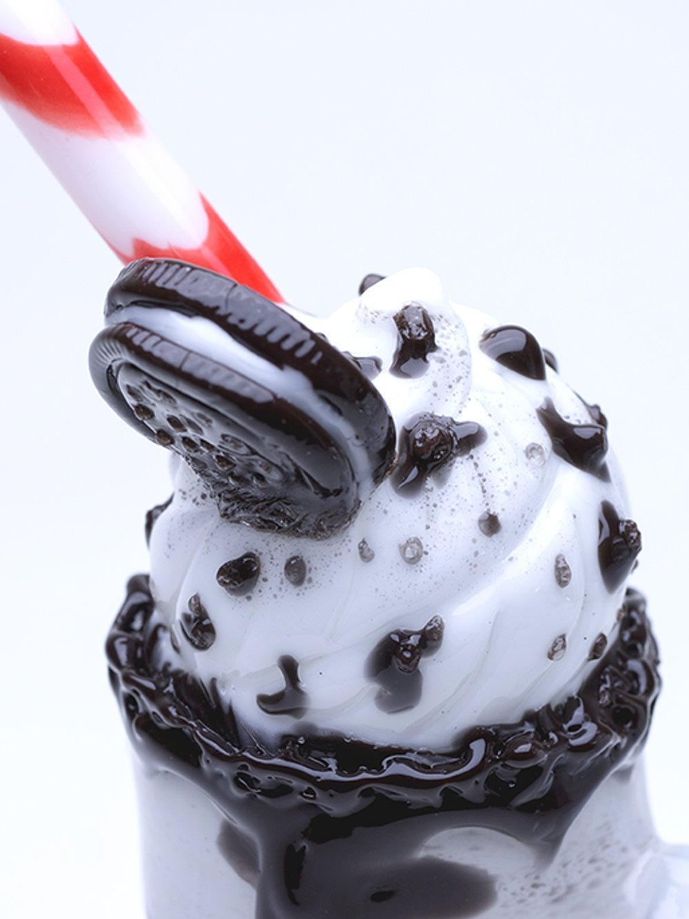 Chocolate Cookie Sundae Float Fat Buddha Glass