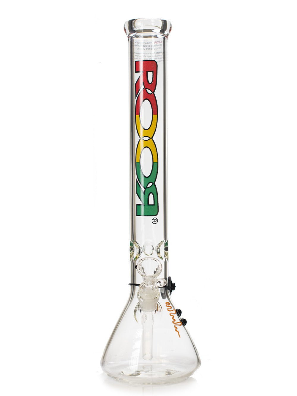 ROOR Bong CLASSIC BEAKER 5MM RASTA