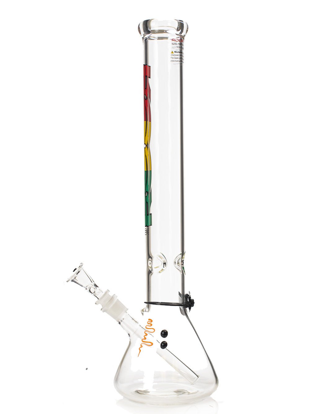 ROOR Bong CLASSIC BEAKER 5MM RASTA