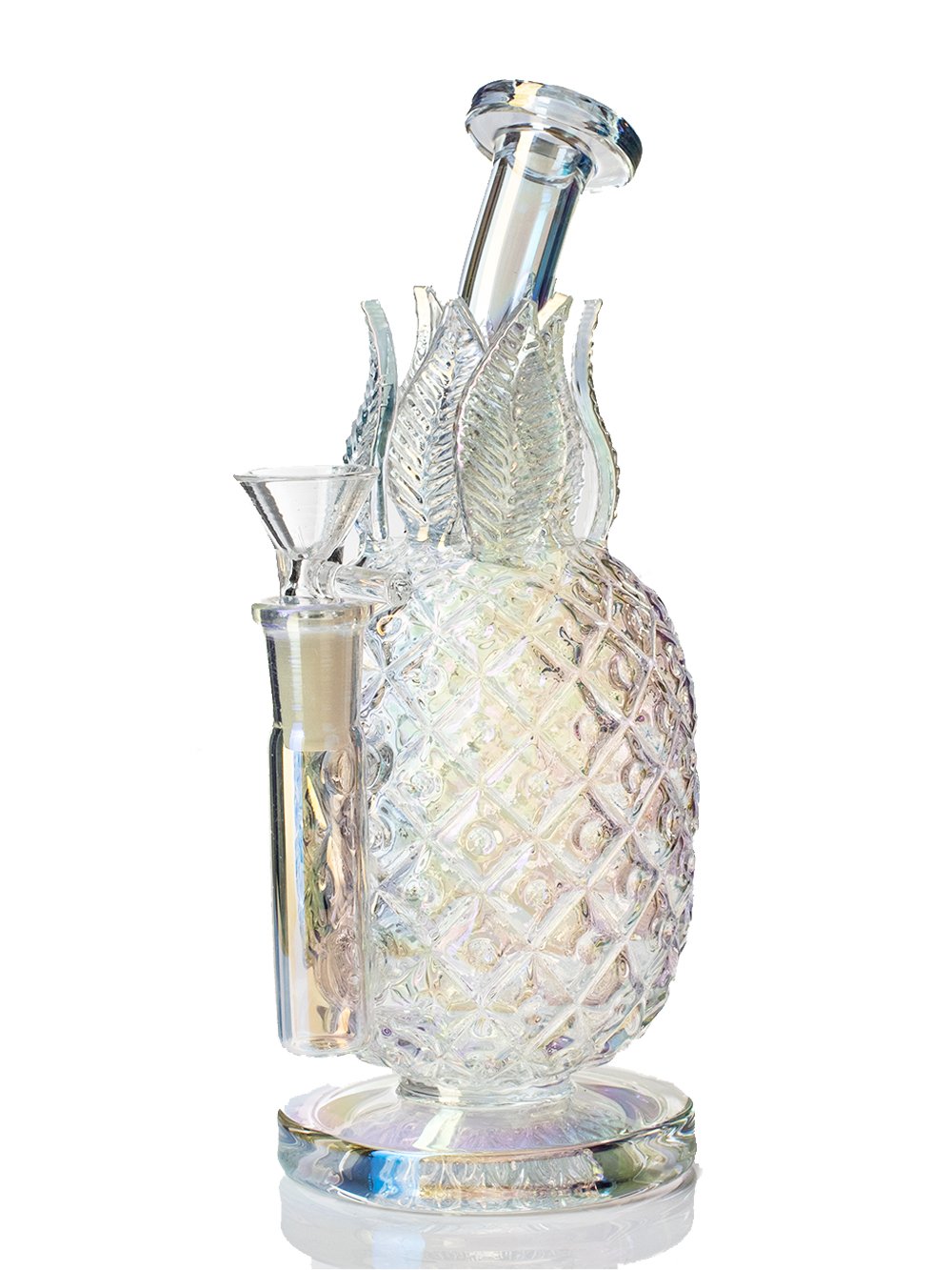 Fat Buddha Glass Bong Clear Pineapple Bong