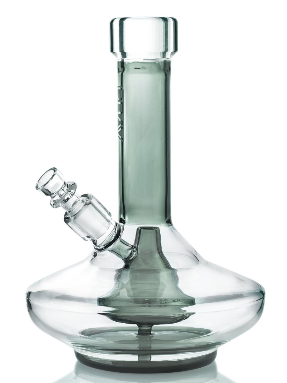 Smoke Color Wide Base Bong Fat Buddha Glass