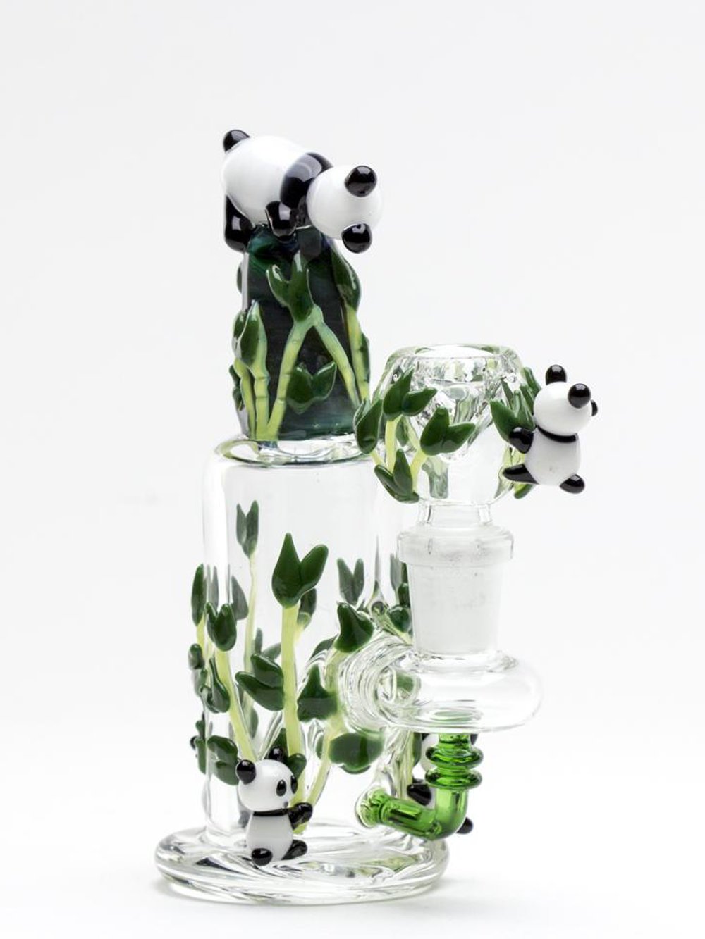 Climbing Pandas Nano Rig w/Bowl Fat Buddha Glass