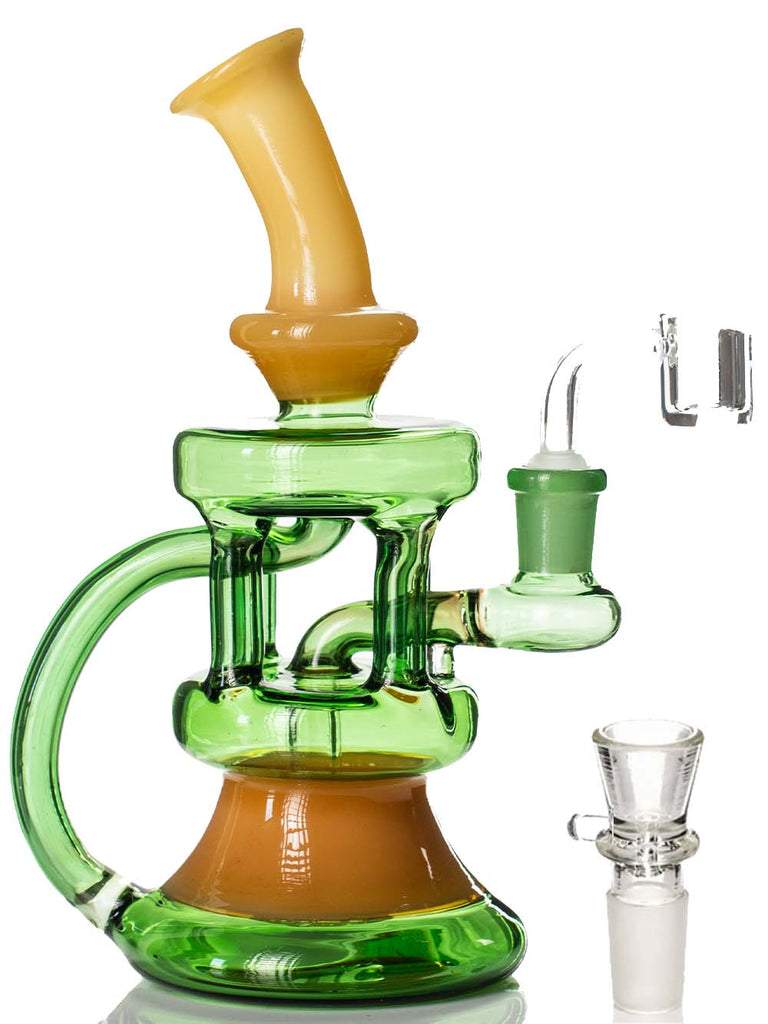 Fat Buddha Glass Bong Column Recycler