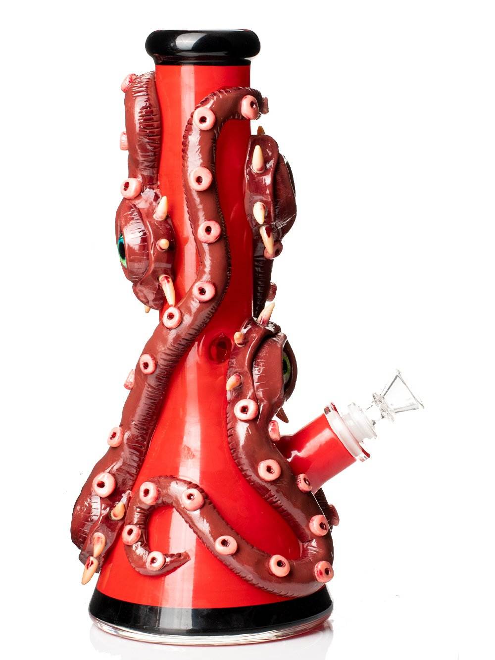 Fat Buddha Glass Bong Demon Snakes Bong