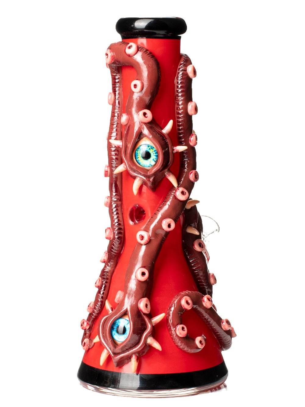 Fat Buddha Glass Bong Demon Snakes Bong