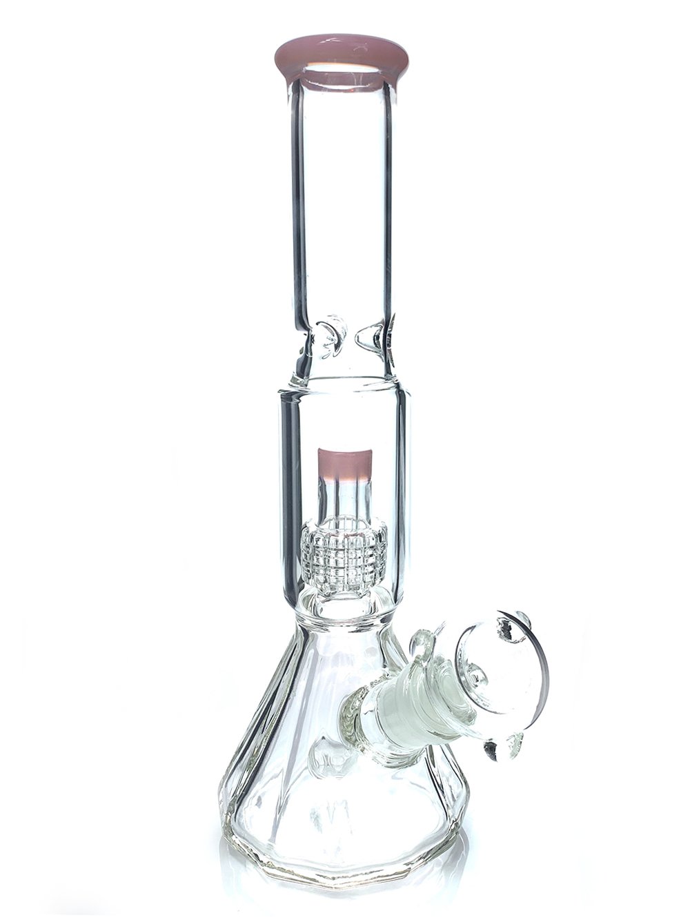Pink Diamond Beaker Base Bong Fat Buddha Glass