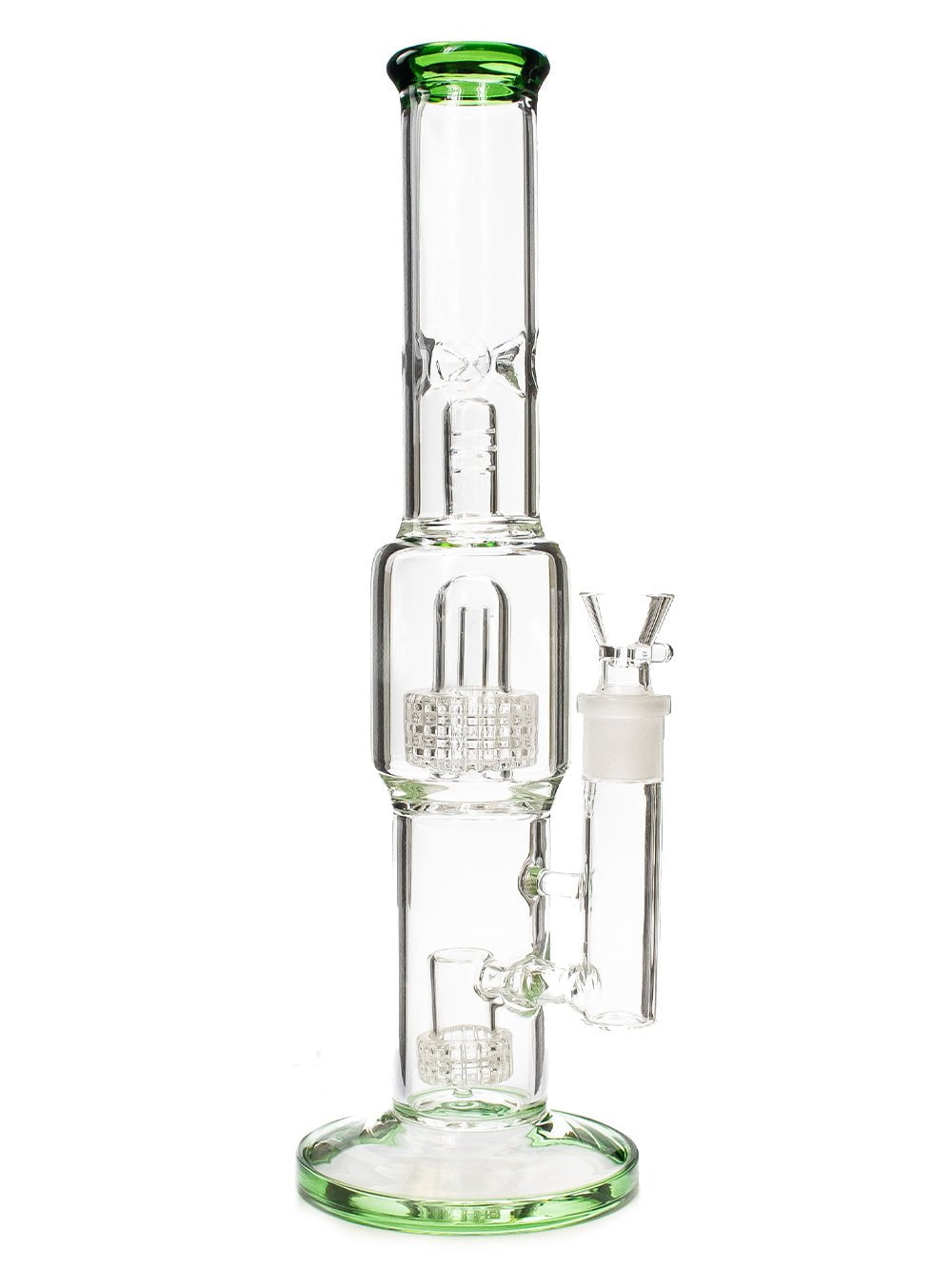 Fat Buddha Glass Bong Double Matrix Bong