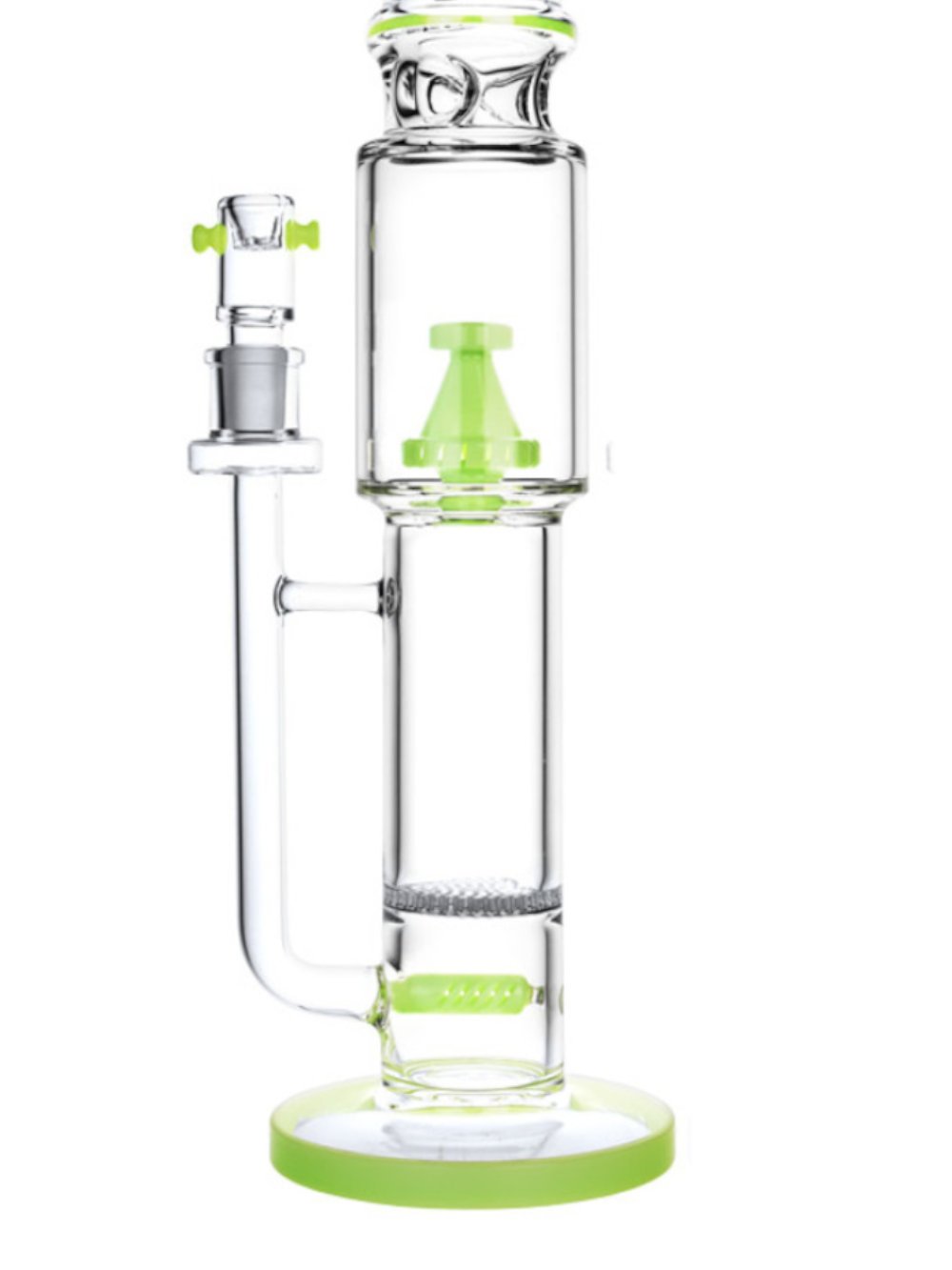 Dual Chamber Bong Fat Buddha Glass