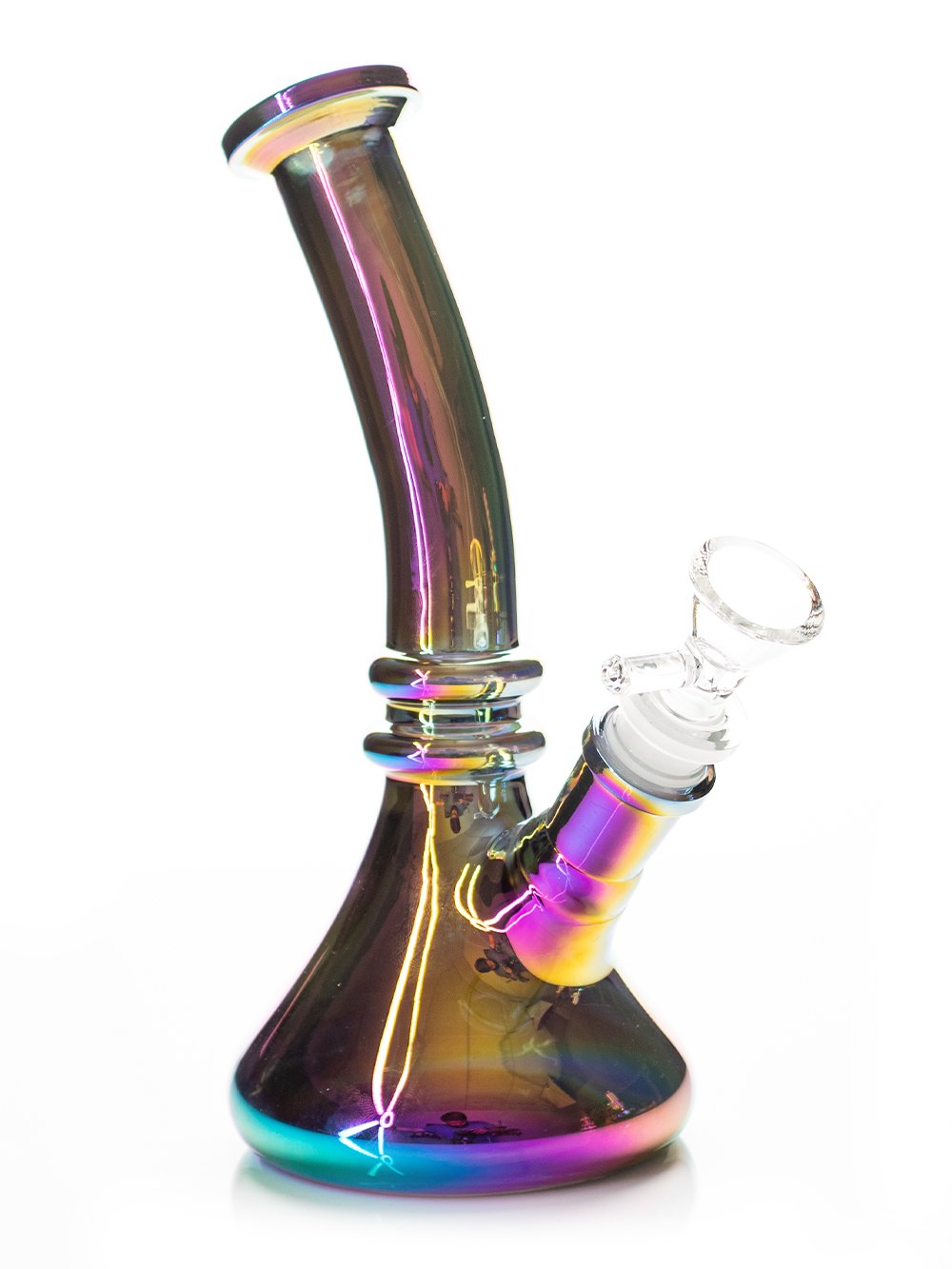 Fat Buddha Glass Bong Electro Lean Back Bong