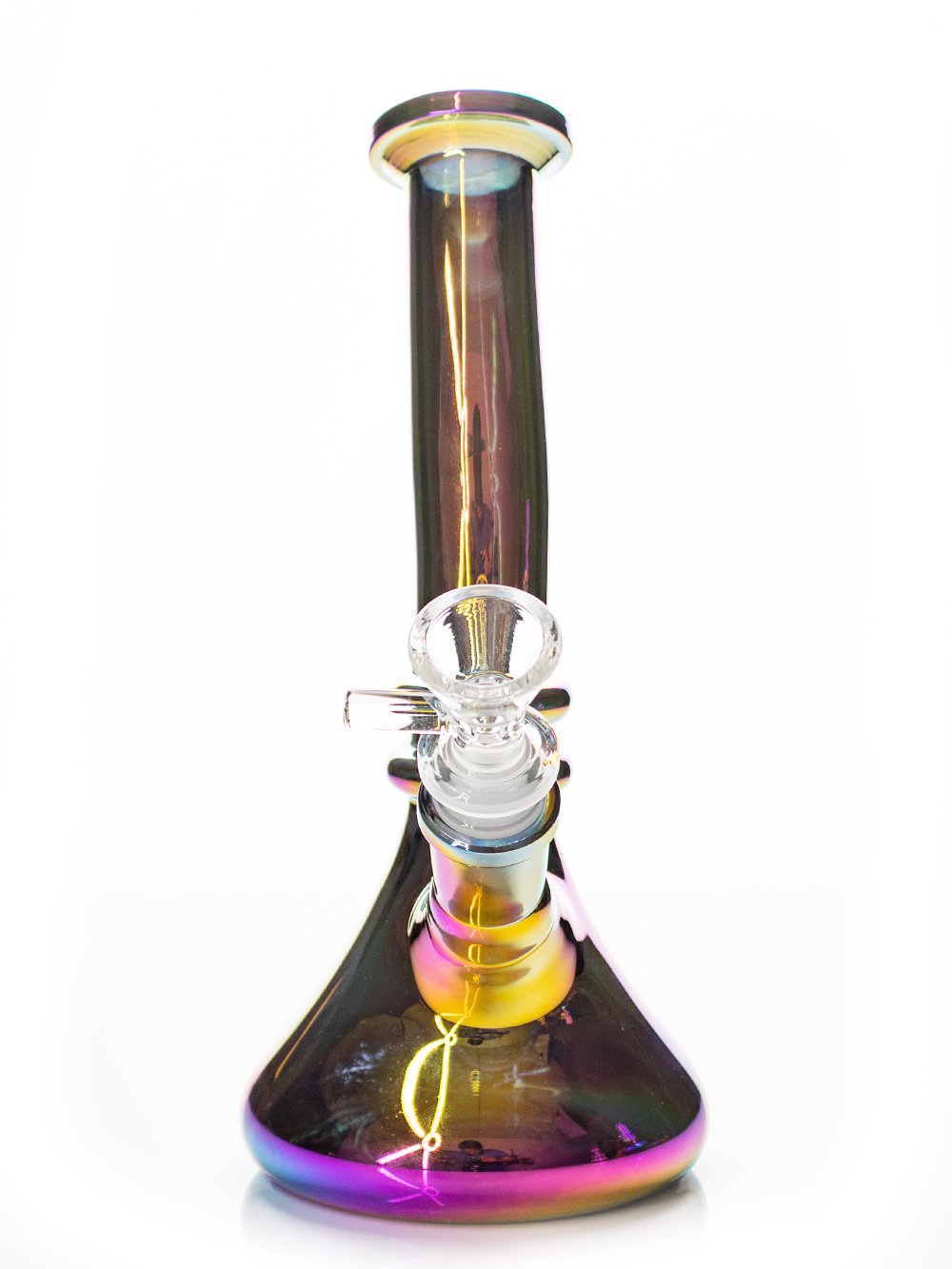 Fat Buddha Glass Bong Electro Lean Back Bong