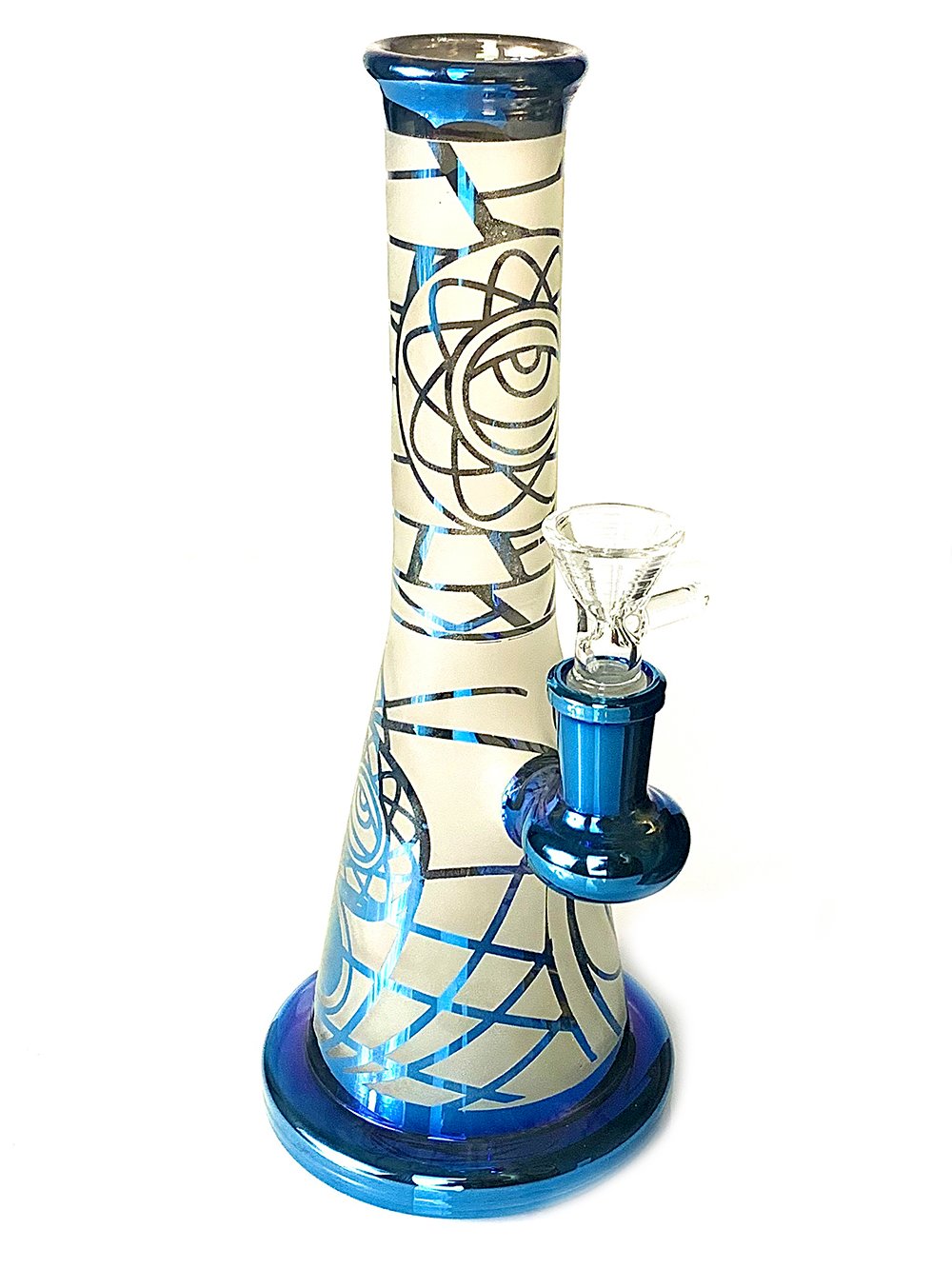 Electroplated & Sandblasted Bong Fat Buddha Glass