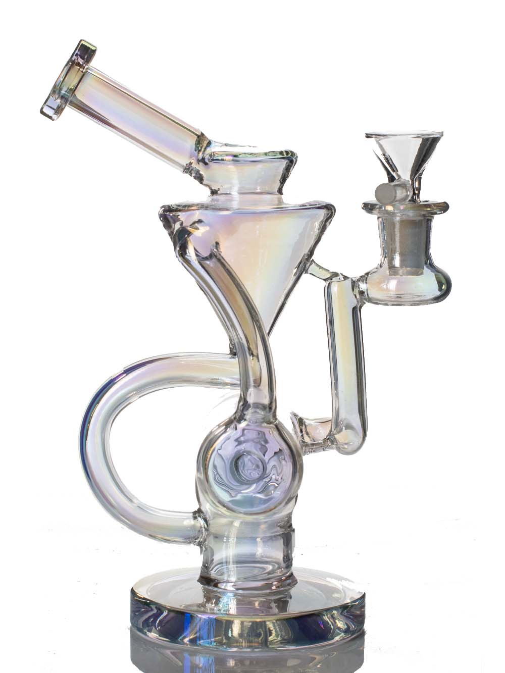 Floating Recycler Bong Fat Buddha Glass
