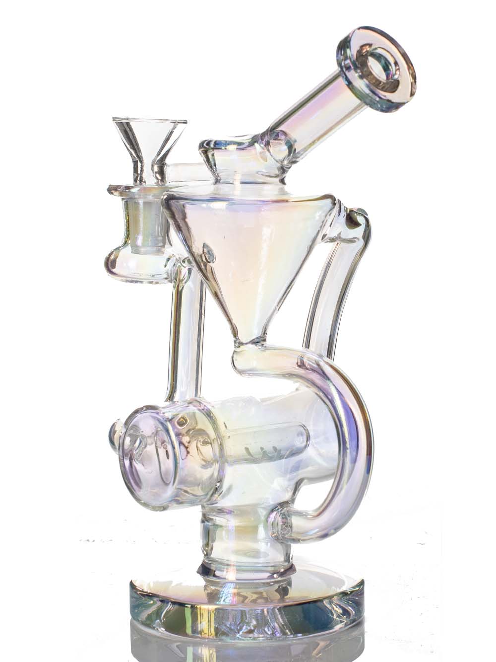 Floating Recycler Bong Fat Buddha Glass