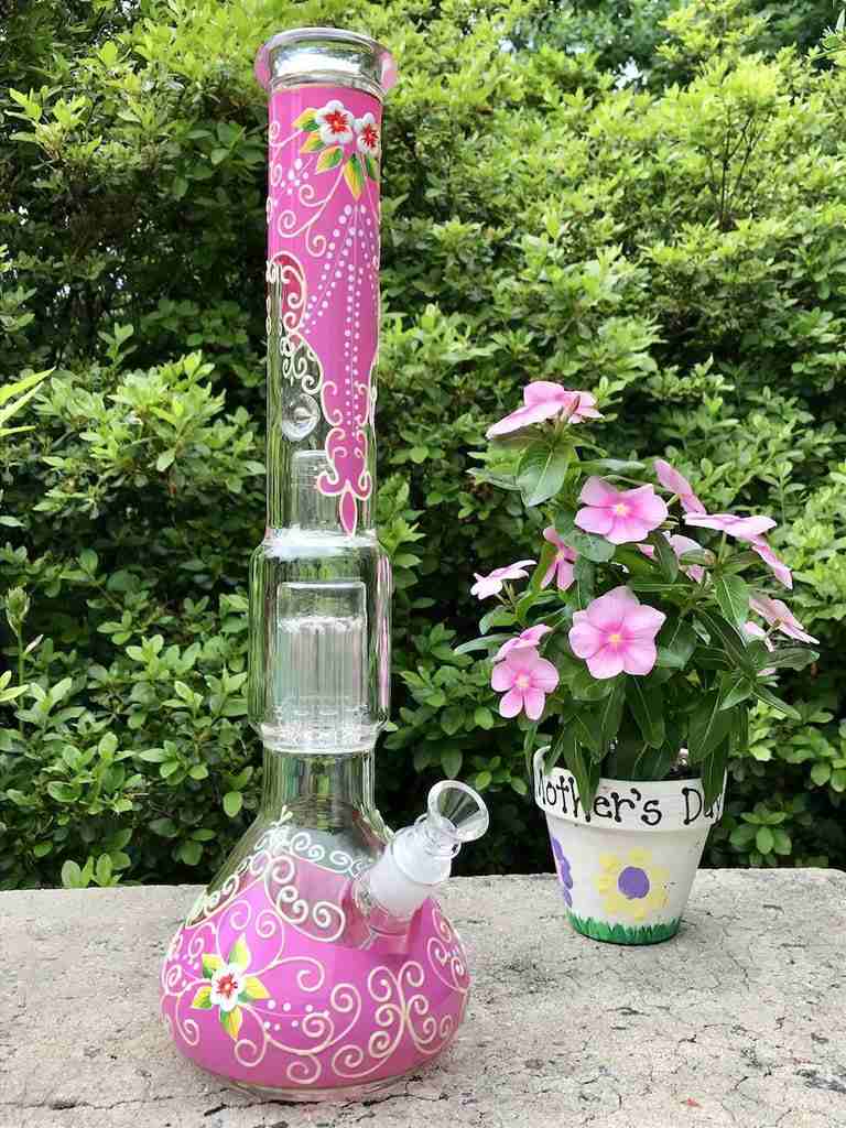 Fat Buddha Glass Bong Flower Bong