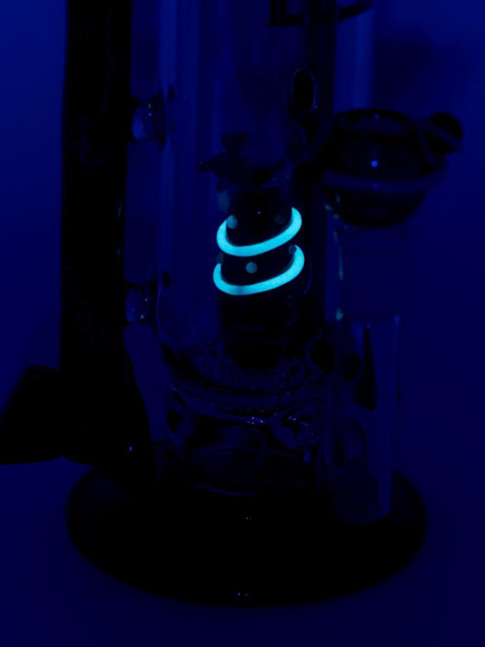 Galactic Rocket Ship Bong Fat Buddha Glass