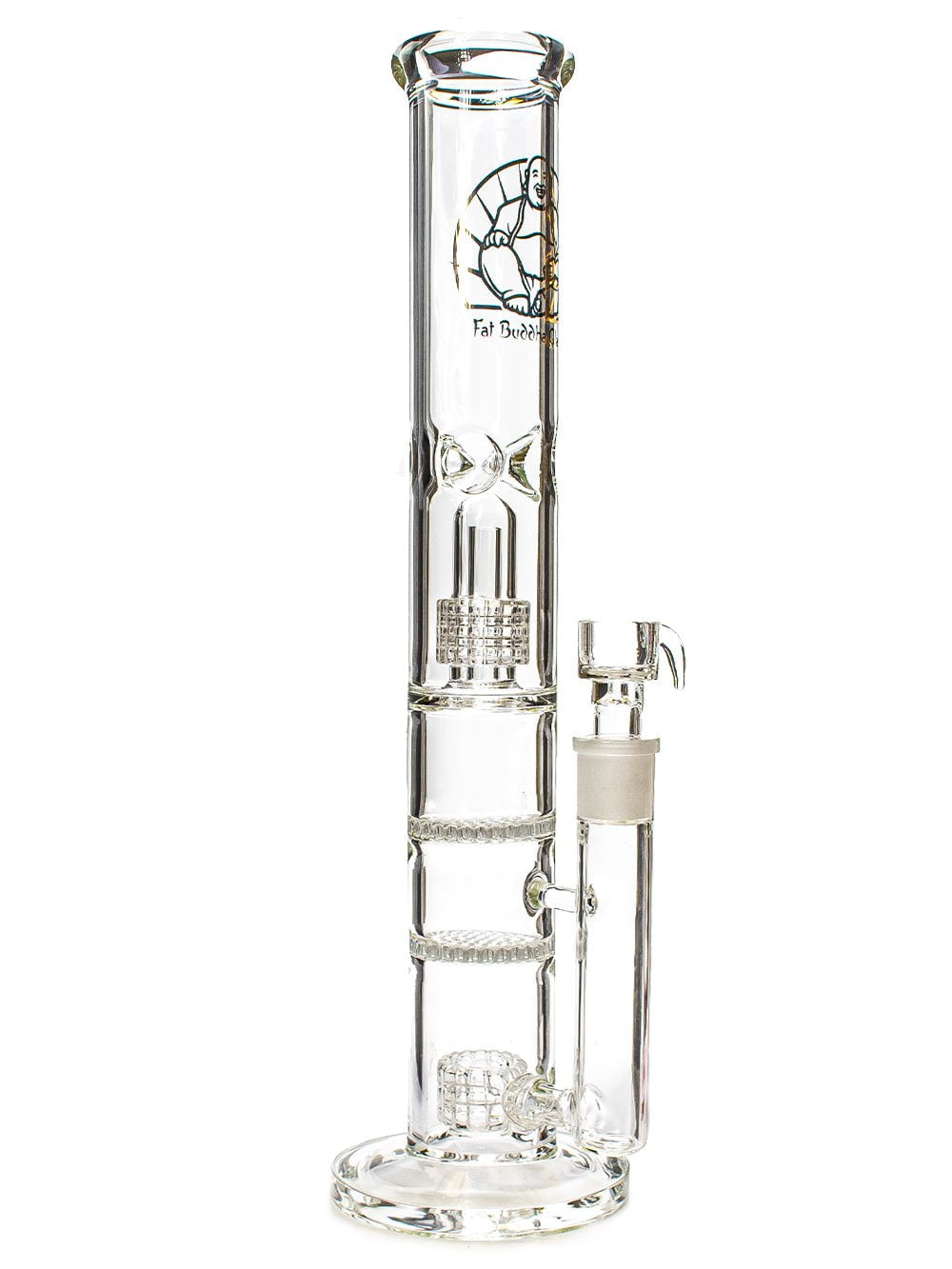 Fat Buddha Glass Bong Glass Bong with 4 percolators