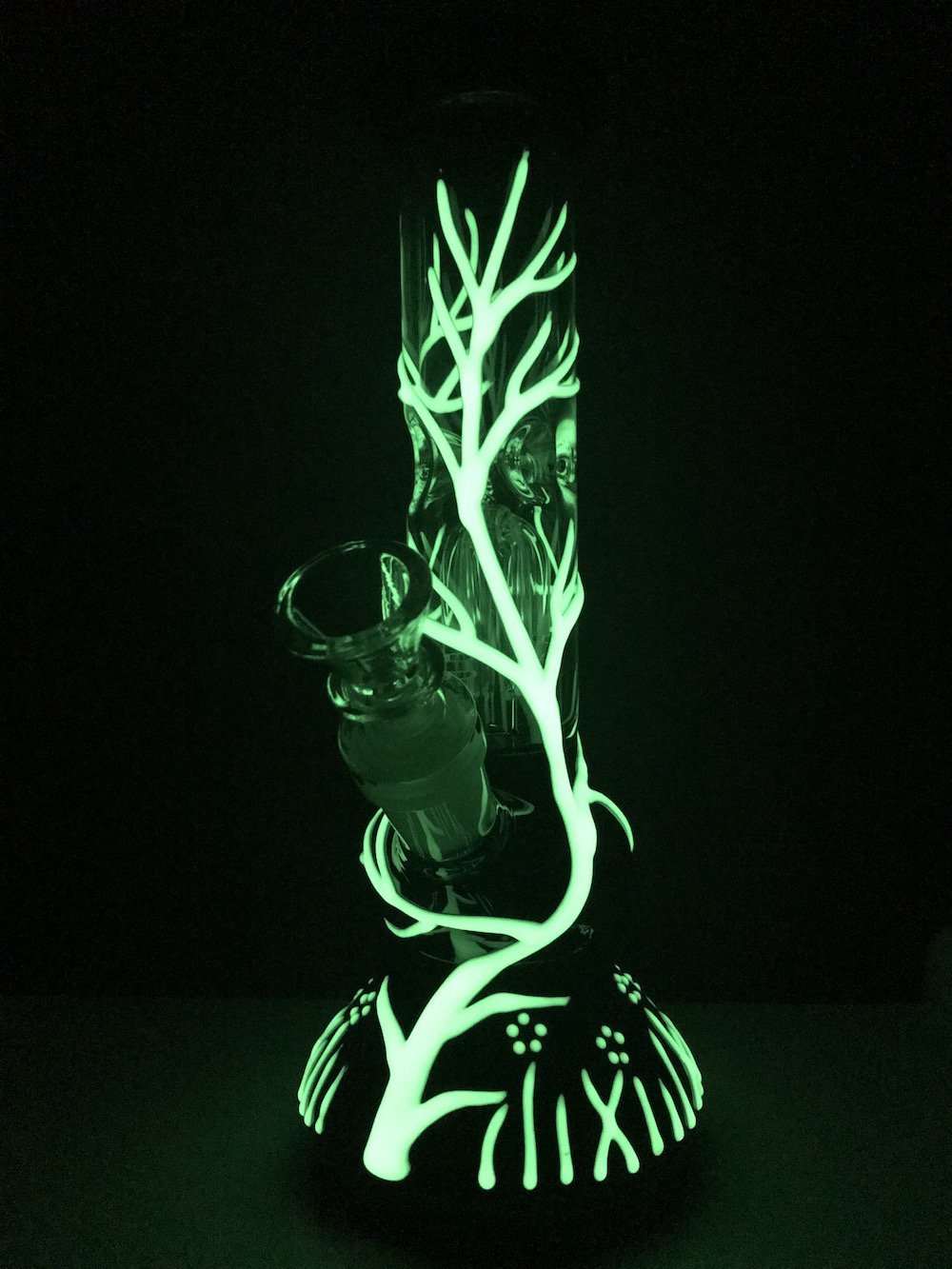 Fat Buddha Glass Bong Glow in the Dark Bong